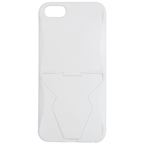 CYBER・スタンド付きカバー（iPhone5用）〈ホワイト〉